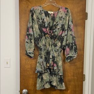 Entro Multicolor Floral Dress